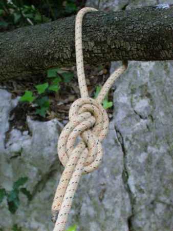 Noeud de 8 tricot�.