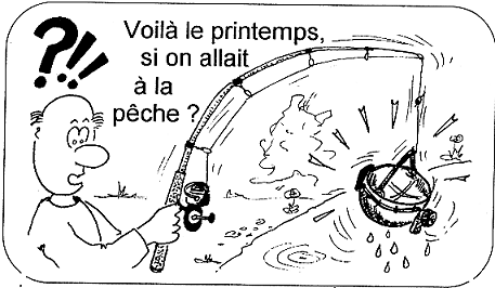 Notre journaliste part &agrave; la p&ecirc;che.